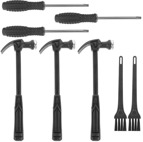 Joinpaya Kids Dig Tool Toy Set with 3 Hammers and Brushes - Educational Excavation Kit for Archaeological Play and Hand-Eye Coordination Development