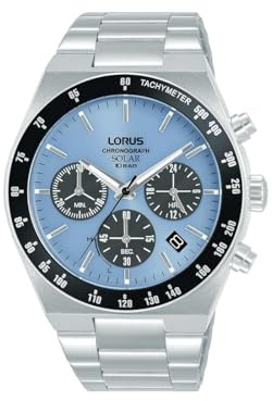 Lorus Herren Uhr Chronograph Quarz Edelstahlgehäuse RZ525AX9