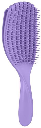 Detangle Hair Brush for Women, Curly Wet Hair Detangler (Purple)