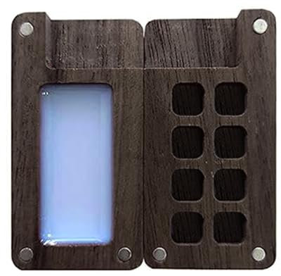 Holz-Skizzenbuch, Reise-Aquarell-Farbverschluss, Farbkasten für Aquarell, Gouachefarbe