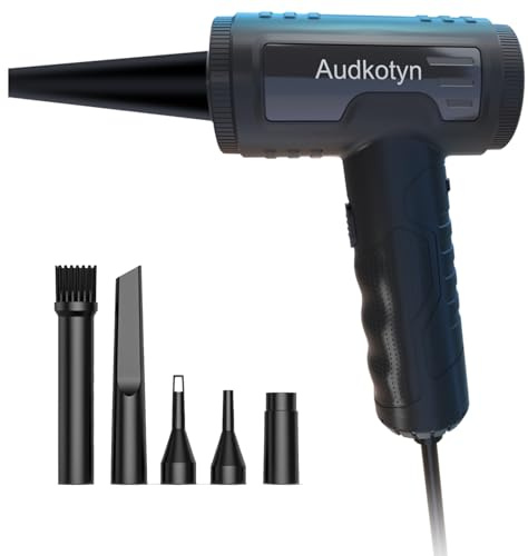 Air Duster - Electric Air Blower - 5.74 oz High Power Cleaning for Computer - PC - stepless Speed Control Compressed Air