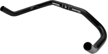 harayaa Barra de Manillar de Bicicleta Tipo Ergonómica de Aleación de Aluminio, Ligera, Robusta, Adecuada para Ciclismo Al Aire Libre, 25.4 X 390 Mm