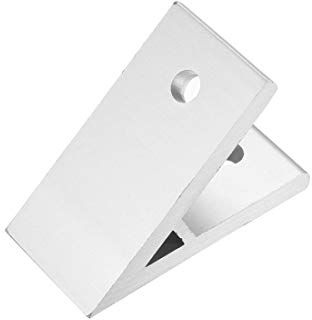 sourcing map 2 Stück 3030 Aluminiumlegierung Winkelverbinder Winkelgelenk Eckwinkel Zwickel (45 Grad Winkel)