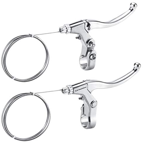CNC 1 Paar Bremshebel für Fahrrad, Bremshebel für Straße, Berg, Silber