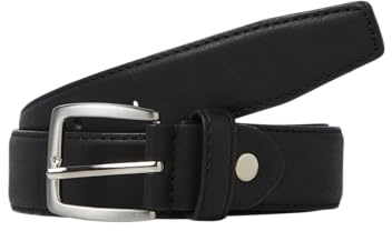 JACK&JONES JUNIOR JACANTON Cinturón JNR NOOS para bebé, negro, 70, Negro, 70 cm