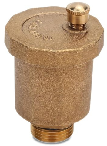 Agatige Purgeur Automatique D'air, Mini-Purgeur Automatique, Purgeur Automatique D'air Auto-étanche G1/2 Avec Arrêt Automatique, Purgeur Laiton Vanne D'échappement Unidirectionnelle Automatique