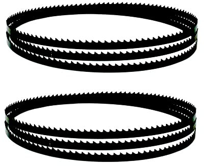 GISTEQ Bandsågblad 2490 mm 2240 mm 4 6 14 TPI for 6,5 9,5 13 mm bredd Bandsågblad Träbearbetningsverktyg 2st(2490x9.5x0.35mm 10T)
