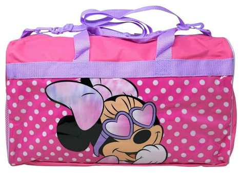 Disney Girls' Duffel Bag, Pink, Medium