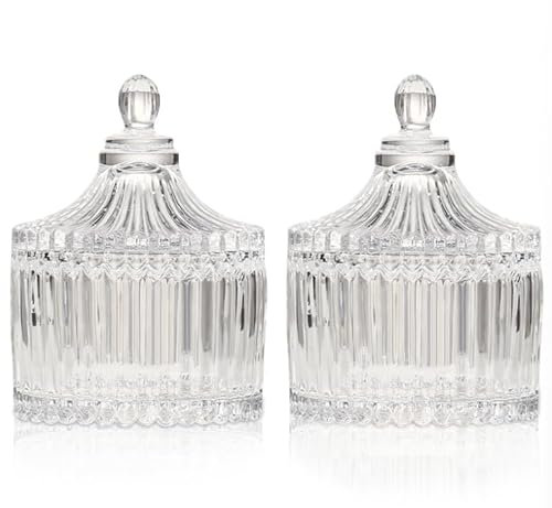 Gifts For Women Jewellery Organiser Glass Jars with Lids Aesthetic Room Home Decor Trinket Dish Decorative Home Accessories Bowl Wedding Party Decorations Small Jewellery Box Christmas Birthday Gifts