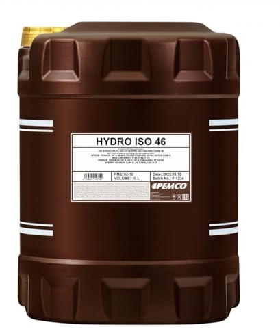 1 X 10L PEMCO Hydro ISO VG 46/olio idraulico DIN 51524 HLP