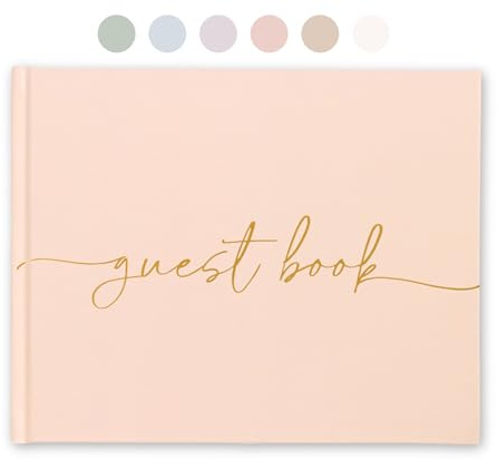 Lamare Wedding Guest Book – Polaroid Guest Book for Wedding Reception, Baby Shower, Birthday, Bridal Shower and Special Event Guestbook – A Stylish Sign in Book for Party - Blank Page