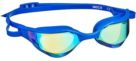 Beco Schwimmbrille CADIZ MIRROR - Schwimmbrille Antibeschlag- und UV-Schutzspiegel Unisex Taucherbrille Erwachsene Sport Taucherbrille in Blau