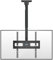 BONTEC TV-Deckenhalterung, neigbar und schwenkbar, 6-fache Höhenverstellung für 26-65 Zoll TV Decke, bis zu 45 kg, TV Wandhalterung max. VESA 400x400 mm