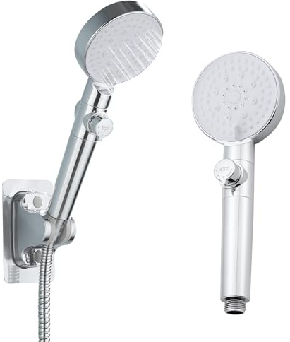 Weetiee pomme de douche, tête de douche haute pression anti - calcaire, Design Turbo, douche filtrée, 5 façons de jet