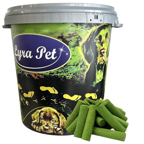 Lyra Pet® 1 kg (5 x 200 g) Katzengras Sticks gefriergetrocknet + 30L Tonne