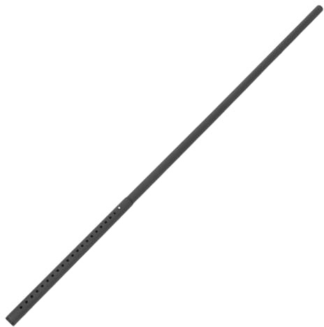 Barre de Sécurité Télescopique pour Porte en Acier au Carbone Noir | Réglable de 17 à 50 Pouces, Installation sans Perçage, pour Portes D’entrée et Baies Vitrées