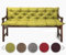 sunnypillow Bankauflage Stuhlkissen Bankkissen 110 x 40 x 40 cm Sitzkissen und Rückenkissen für Hollywoodschaukel Polsterauflage Auflage für Gartenbank viele Farben und Größen zur Auswahl Grün