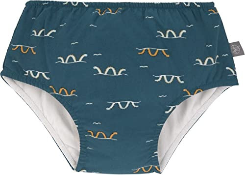 Lässig Baby-und Kleinkind-Schwimmwindel Badewindel Badehose mit Windel mit UV-Schutz Seasnake Blue 3-6 Monate