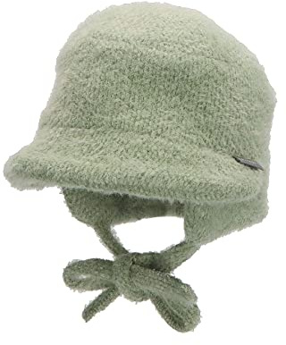 Sterntaler Baby Mädchen Hut Mit 2-teiliger Krempe - Mütze Kopfbedeckung Gefüttert Mit Baumwollfleece - Grün, 51