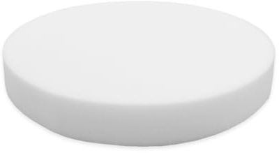 SaRani Spugna in Poliuretano Rotonda per Imbottiture di Cuscini Sedie Panche Sgabelli - Densità 30 kg/mc (Diametro 40 cm, Spessore 5 cm)