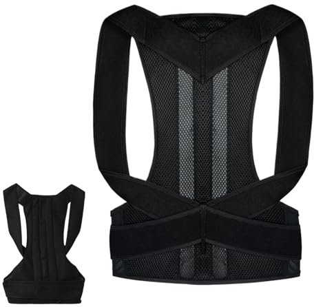 Chaies Obere Rückenstütze für Frauen, Haltungsstütze,Verstellbare Rückenstütze und Glätteisen | Atmungsaktive Stützspangen für den gesamten Rücken, bequeme Stütze für den oberen Rücken und den unteren