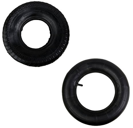 Schubkarre Reifen, Rad, Schlauch, Mantel, Decke, Ersatzreifen, 4.80/4.00-8 (Schlauch + Decke 2 Gewebelagen)