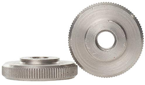 6mm / M6 Stainless Steel Low Type Knurled Thumb Nuts Hand Grip Knobs DIN 467-1 Nut