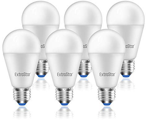EXTRASTAR Lampadina LED E27, 15W (equivalenti a 120W), 3000K, luce bianca calda - Pacco da 6