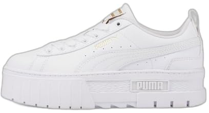 PUMA Mayze LTH Jr Sneaker, Weißes Teamgold, 35.5 EU