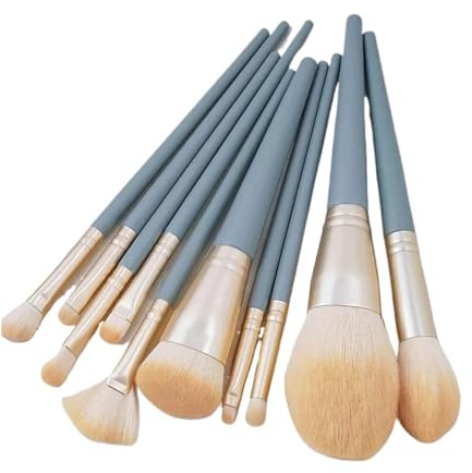 8-13Pcs Weiche Make-Up Pinsel Set Lidschatten Foundation Pinsel Frauen Kosmetik Pinsel Pulver Erröten Blending Pinsel Machen up Schönheit Werkzeug (Color : 8PCS Apricot-Mini)