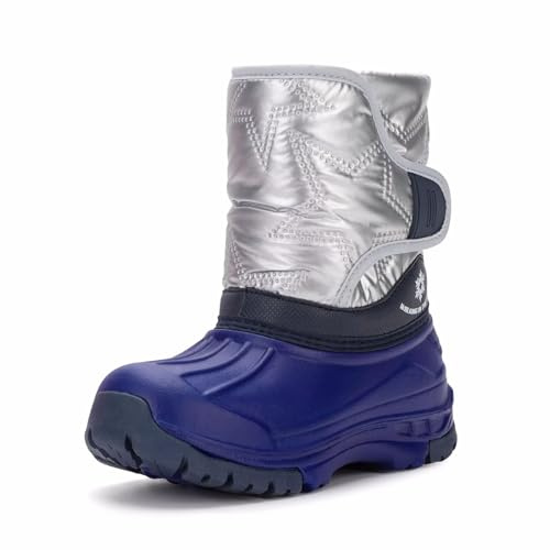 FUNCOO PLUS Schneestiefel Kinder Winterstiefel Gefütterte Mädchen Junge Winterschuhe Gummistiefel Wasserdichte Warme Winter Outdoor