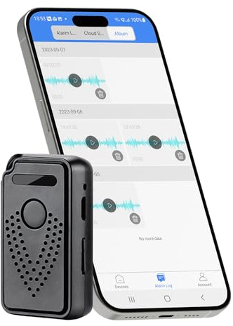 Grabadora de Voz Digital Profesional activada a través de Internet-WiFi | FlyRec | Control Ilimitado de Distancia para lecciones y Notas de Voz – Grabadora de Audio con aplicación Inteligente