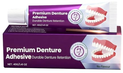 1 unidad de dientes postizos para colocar uno mismo, adhesivo para dentaduras provisionales, dientes postizos moldeables para fijación, relleno para dientes rotos o faltantes, 40 g