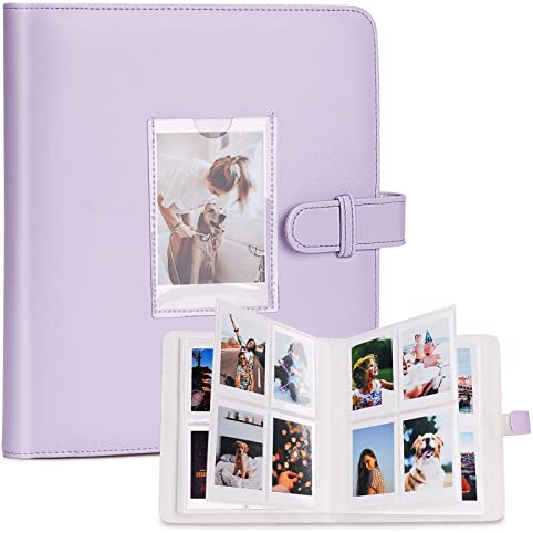 COLOCASTLE 272+1 Tasche Album Fotografico per 3 Pollici Film - compatibile con Fujifilm Instax Mini 12 11 9 8 25 70 90 40 99 SE 7+ Mini LiPlay Link2 EVO, Polaroid Snap PIC-300, Kodak Instant Printer