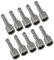 Saipor 10 Stück 8 mm Magnetische Steckschlüssel Satz Stecknuss Nuss 1/4 Zoll Hex Bohrer Stecknuss Bit Adapter Metrische Innensechskant für Bohrer oder Akkuschrauber (Chrom Vanadium Stahl)