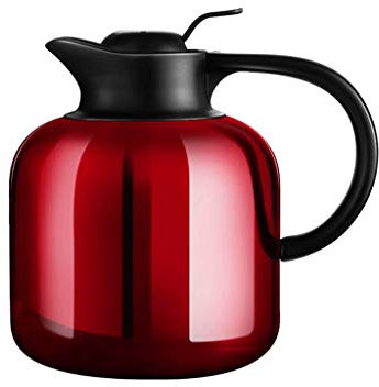 Termo Aislado de Acero Inoxidable de 1,8 l, cafetera aislada, Termo de Doble Pared, Jarra de café con Aislamiento de 24 Horas, Tetera