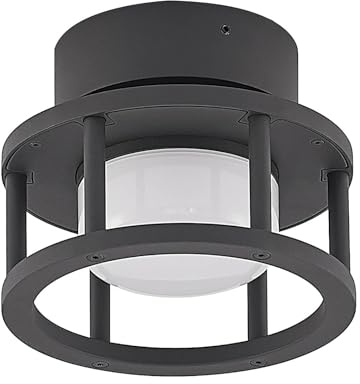 Lucande Ceiling Light Outdoor Berenike dimmable (Modern) in Silver Made of Aluminium (1 Light Source, GX53) from Outdoor