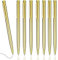 Giantree 8 Pcs Gold Kugelschreiber Schwarze Tinte 1mm Kugelschreiber Gorgeous Wunderschönes Roségold Kugelschreiber Handwriting Arbeit Stift für Büro Schule Männer Frauen Schreiben (Gold)