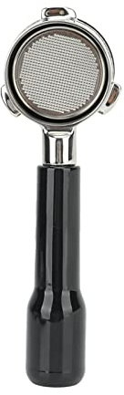 Porte,Filtre Sans Fond Acier Inoxydable 304, 3 Oreilles, 54mm pour Sage 8 870 880, 4 Types de Filtres à Eau sans Fond (C2 Plastique Noir)