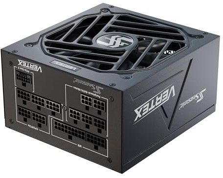 Seasonic Vertex PX-1200-1200W - 80+ Platinum - ATX 3.0 & PCIe 5.0 Ready - Fully Modular - Premium Japanese Capacitors - 12 Year Warranty - Nvidia RTX 40/50 & AMD GPU Compatible