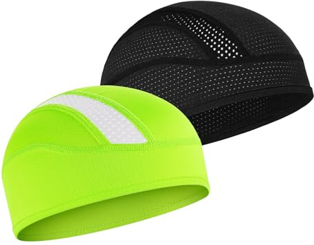 MELASA Casquette de refroidissement en maille respirante pour homme | Matériau en nylon confortable, ajustement parfait, antidérapant pour homme et femme, cyclisme, travail en plein air, moto