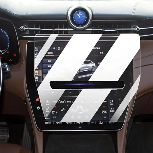 GCTTTCFX Car Navigation Screen Protector Film refit LCD Screen Anti Fingerprint Matte PPF TPU Film ，for Maserati Grecale 2023-2024 ﻿