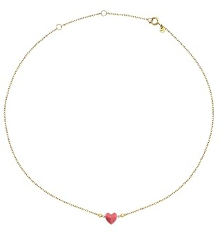 Breil, Collezione Candy, Collana Donna in Acciaio Effetto Specchio con Elemento Centrale a Forma di Cuore, Chiusura Regolabile a Moschettone, Collana con Cuore da 45 cm