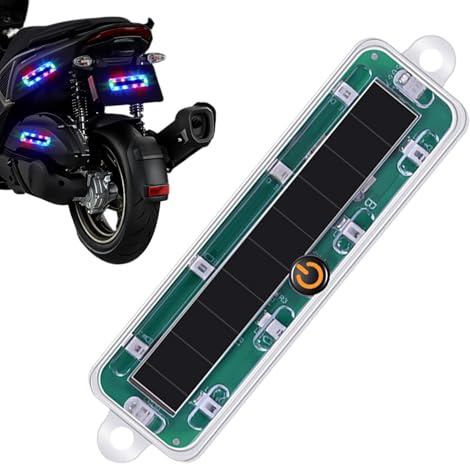 Luz Estrobo | Luces LED Solares Inalámbricas Para Exterior Del Coche - Lámpara Intermitente De Seguridad Solar Impermeable Anticolisión Para Moto Coche Carga Conducción Nocturna Bicicleta