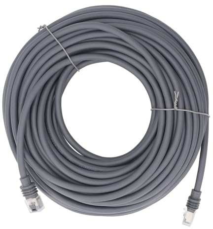 RJ45 Ersättningskabel 75ft Tungt väderbeständig 2000 Mbps Höghastighetsinternet förlängningssladd för Gen 3 Antenna Router 24Awg Copper Shielding PVC Mantel