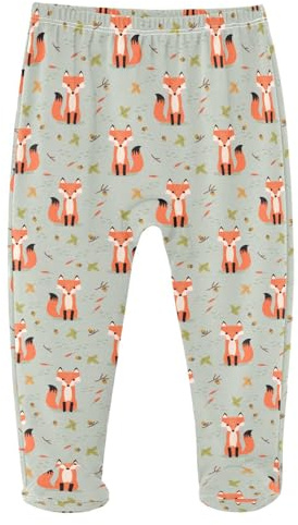 JHKKU Cute Fox Baby Boys Footed Pants Cotton Infant Tights Casual Bottoms Crawling Pants 3M
