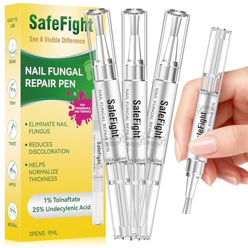 Toenail Fungus Treatment Extra Strength - Nail Repair for Damaged Nails, Nail Repair with 25% Undecylenic Acid & Tolnaftate, Toenail Fungus Treatment for Fungal Toenail Fingernails & Athletes Foot