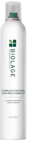 Biolage Complete Control Hairspray - Zero Stickiness, Quick-Drying, Medium-Hold, Control Flyaways, Vegan, Paraben & Silicone-Free, 10 Fl Oz
