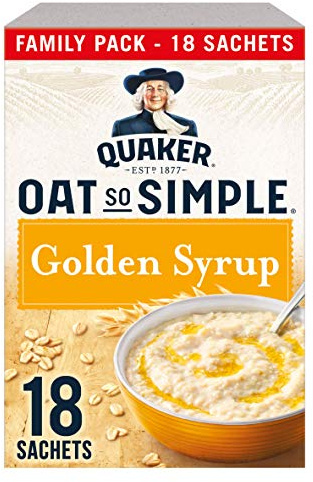 Quaker Oats So Simple Golden Syrup Porridge, 18x36g
