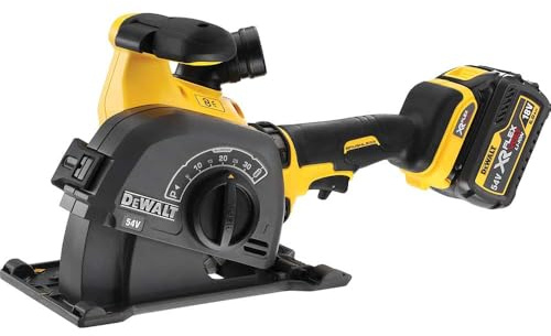 Dewalt DCG200T2 54v FLEXVOLT Wall Chaser 125mm 2 x Diamond Discs 2 x 6.0AH